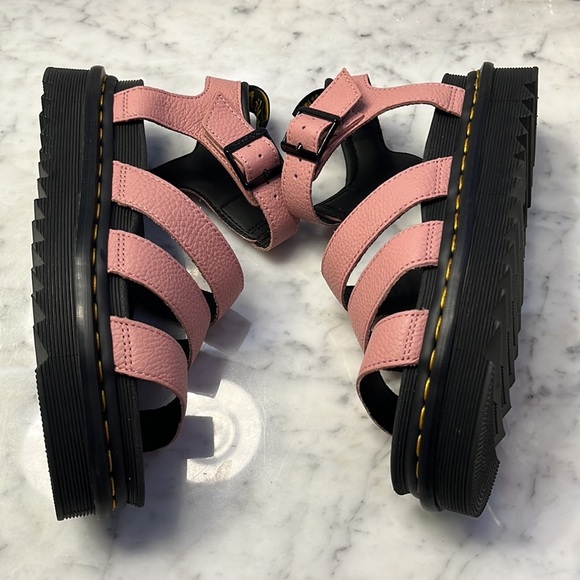 Dr. Martens Blaire Sandals in Peach size 7 NEW - Picture 5 of 12